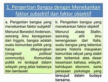 Bangsa Adalah Masyarakat Politik Di Dalam Wilayah Yang Jelas Batasnya Dan Berdaulat Jelaskan